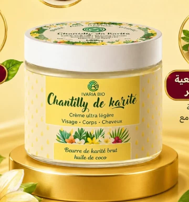 Crème Chantilly de Karité IVARIA BIO